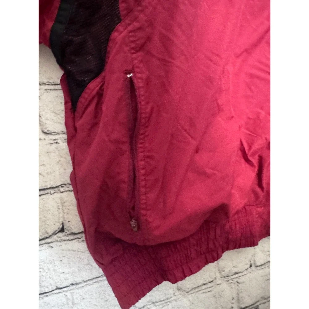 LOGO‎ 7 Arkansas Razorbacks Track Jacket Windbreaker Mens XXL Red